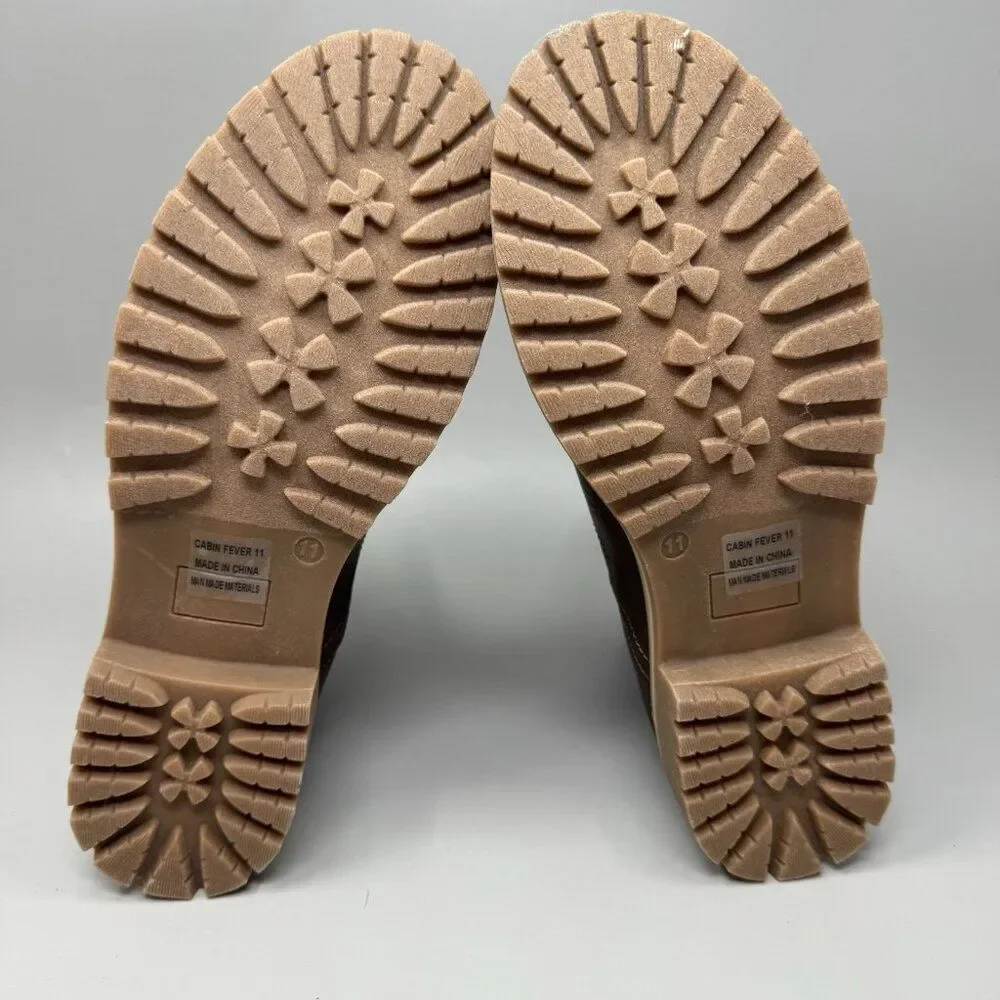 Corkys Cabin Fever Round Toe Chelsea Pull On  Womens Brown Casual Boots Size 11